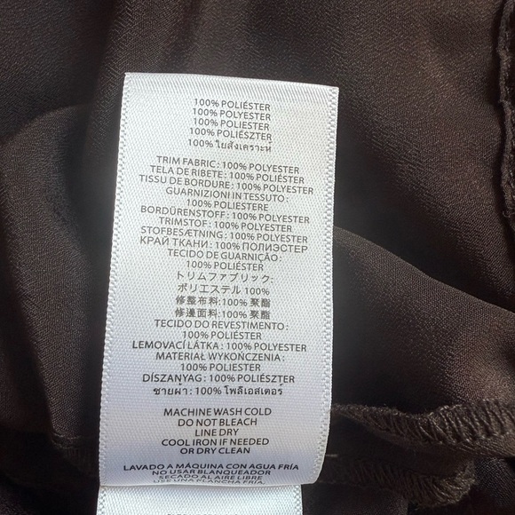 MICHAEL MICHAEL KORS XL Crepe Blouson Top Elastic Hem Side Tie Pullover Style - Picture 11 of 15